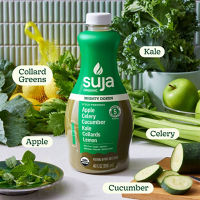 Suja Organic Mighty Dozen Cold Pressed Juice Drink - 46 Fl. Oz. - Image 3