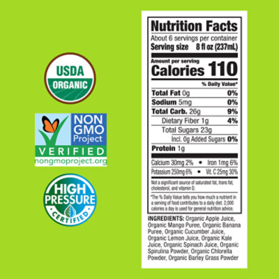 Suja Organic Green Delight Cold Pressed Juice Drink - 46 Fl. Oz. - Image 4