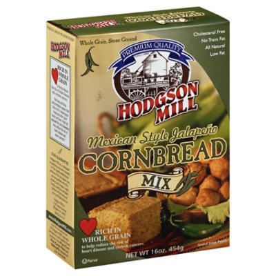 Hodgson Mill Cornbread Mix Mexican Style Jalapeno 16 Oz Safeway