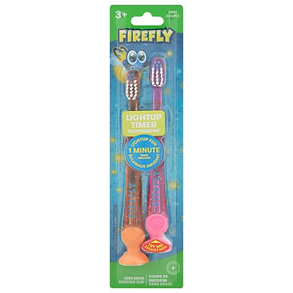Firefly Light-Up Timer Toothbrushes - 2 Count - Image 3