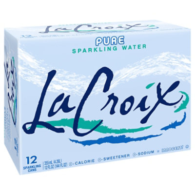 LaCroix Sparkling Water Pure Cans - 12-12 Fl. Oz.