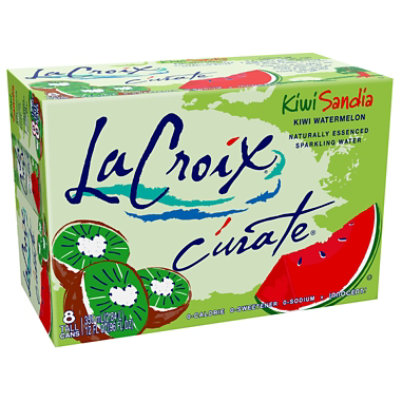 LaCroix Sparkling Water Curate Kiwi Sandia Kiwi Strawberry 8 Count