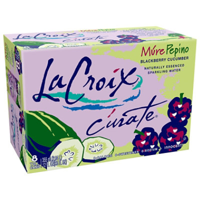 LaCroix curate Sparkling Water Blackberry Cucumber - 8-12 Fl. Oz.