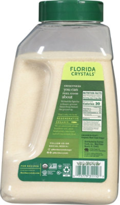 Florida Crystals Regenerative Organic Raw Cane Sugar - 48 Oz - Image 3