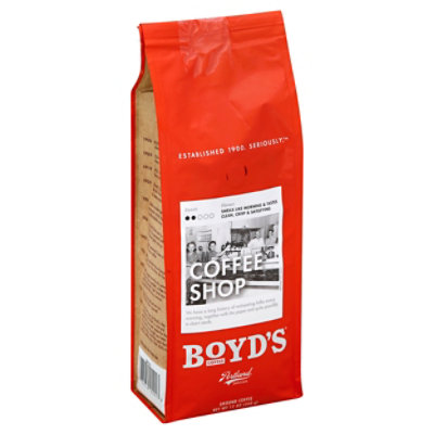 Boyds Coffee Coffee Ground Coffee Shop - 12 Oz