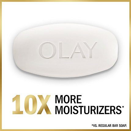 Olay Moisture Outlast Ultra Moisture Shea Butter Beauty Bar with Vitamin B3 Complex - 2-3.75 Oz - Image 4