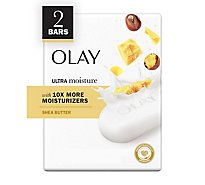 Olay Moisture Outlast Ultra Moisture Shea Butter Beauty Bar with Vitamin B3 Complex - 2-3.75 Oz