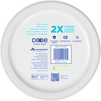 Dixie Everyday Paper Plates Printed 8 1/2 Inch - 154 Count - Image 7