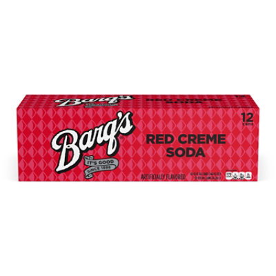 Barqs Soda Pop Red Creme Soda - 12-12 Fl. Oz. - Image 5