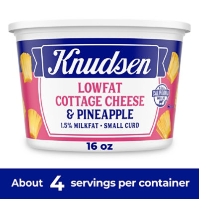 Knudsen Cottage Cheese Pineapple - 1 Lb