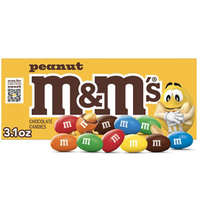 M&M'S Peanut Chocolate Candy Box - 3.1 Oz - Image 1