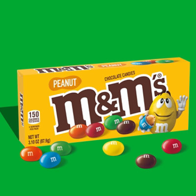 M&M'S Peanut Chocolate Candy Box - 3.1 Oz - Image 3