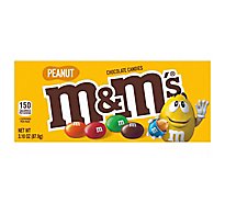 M&MS Peanut Chocolate Candy Box - 3.1 Oz