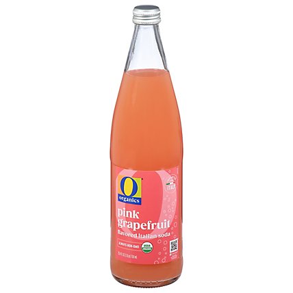 O Organics Organic Grapefruit Soda Italian Pink - 750 Ml - Image 3