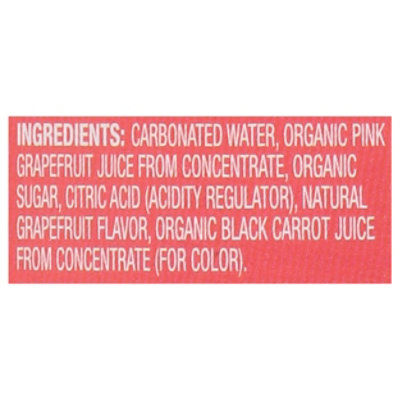 O Organics Grapefruit Soda Italian Pink - 750 Ml - Image 4