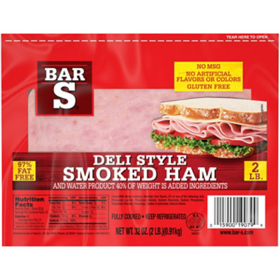 Bar-S Ham Deli Style Smoked Family Pack - 32 Oz - Image 3