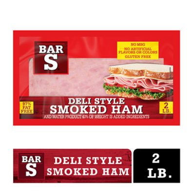 Bar-S Ham Deli Style Smoked Family Pack - 32 Oz - Image 2