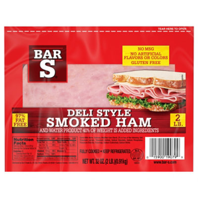 Premium Deli Smoked Ham Lunch Meat, 2 lbs - Food 4 Less