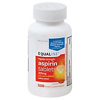 Signature Care Aspirin Pain Reliever 325mg NSAID Enteric Coated Tablet - 500 Count - Image 1