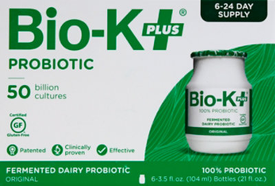 Bio-K Plus Acidophilus Original - 6-3.5 Fl. Oz. - Image 2