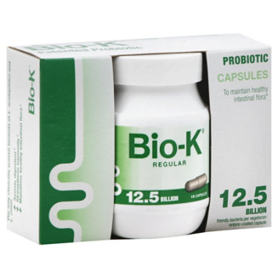 Bio-K Plus Probiotic Regular Capsules - 15 Count