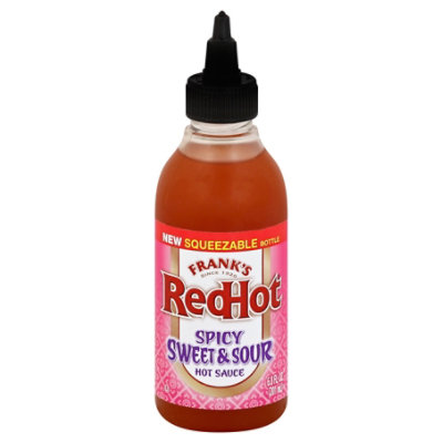 Franks RedHot Spicy Sweet and Sour Hot Sauce 6.8 fl Oz Vons