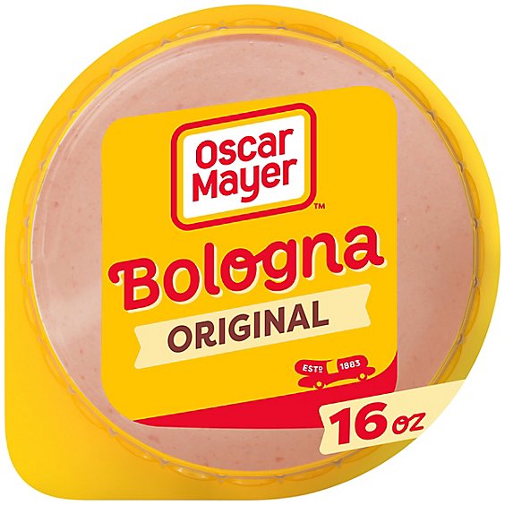 Oscar Mayer Bologna Made with chicken pork and beef added Sliced Lunch Meat Pack - 16 Oz