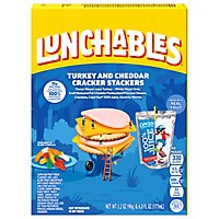 Lunchables Turkey & Reduced Fat Cheddar Cheese Cracker Stackers Meal Kit Box - 9.2 Oz - Image 2