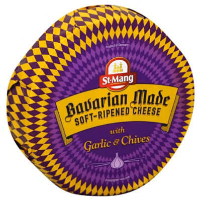 St Mang Garlic & Chive Brie - Image 1