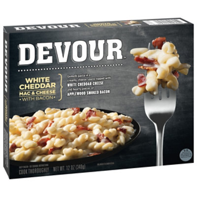 DEVOUR White Cheddar Mac & Cheese with Smoked Bacon Frozen Meal Box - 12 Oz - Image 5