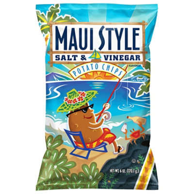 Maui Style Potato Chips Salt & Vinegar Flavored - 6 Oz - Image 3