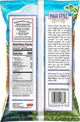 Maui Style Potato Chips Salt & Vinegar Flavored - 6 Oz - Image 6