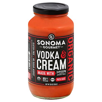 Sonoma Gourmet Pasta Sauce Vodka & Cream Jar - 25 Oz - Image 3