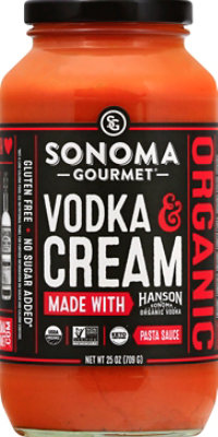 Sonoma Gourmet Pasta Sauce Vodka & Cream Jar - 25 Oz - Image 2