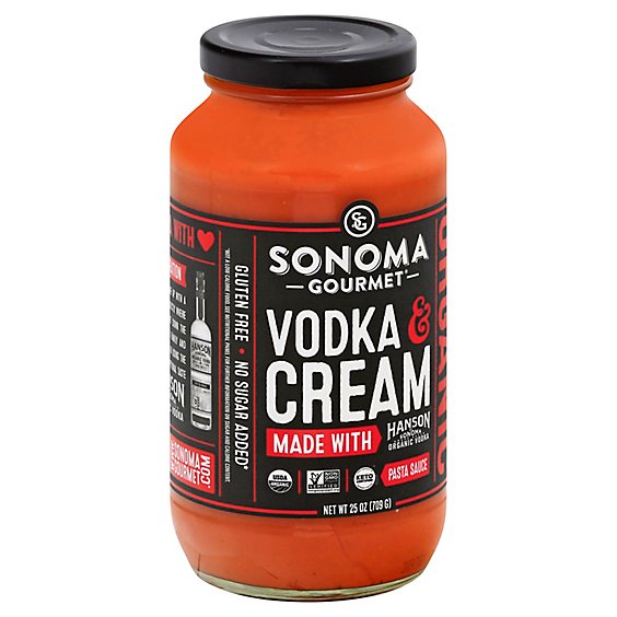 Sonoma Gourmet Pasta Sauce Vodka & Cream Jar - 25 Oz