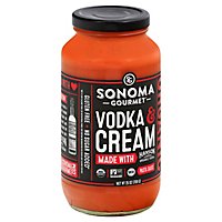 Sonoma Gourmet Pasta Sauce Vodka & Cream Jar - 25 Oz - Image 1