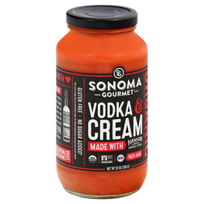 Sonoma Gourmet Pasta Sauce Vodka & Cream Jar - 25 Oz - Image 1