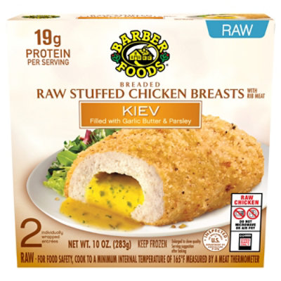 Barber Foods Kiev Stuffed Chicken Breast - 10 Oz