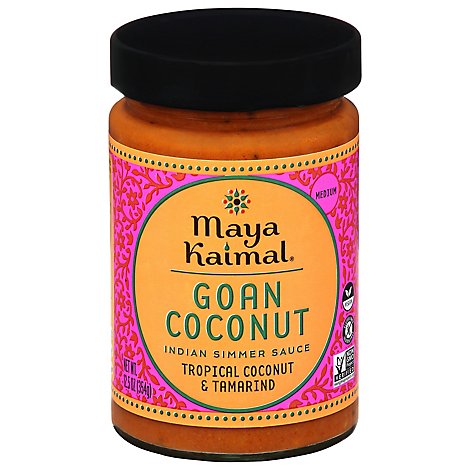 Maya Kaimal Indian Simmer Sauce Goan Coconut Mild - 12.5 Oz