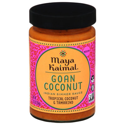Maya Kaimal Indian Simmer Sauce Goan Coconut Mild - 12.5 Oz