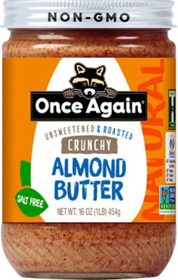 Once Again Crunchy Almond Butter - 16 Oz - Image 2