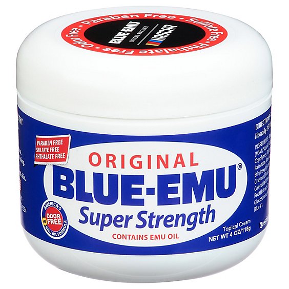 Blue Emu Topical Cream Super Strength Original - 4 Oz