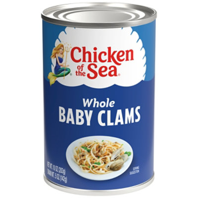 Chicken of the Sea Baby Clams Whole - 10 Oz