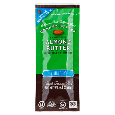 Barney Butter Almond Butter Crunchy Single Serving Pack - 0.6 Oz