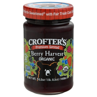 Crofters Premium Spread Organic Berry Harvest - 16.5 Oz - Image 1
