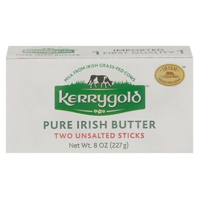Kerrygold Pure Irish Butter UNSALTED sticks 8oz - Butter - Dairy
