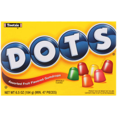 DOTS Assorted Fruit Flavored Gumdrops Theater Box - 6.5 Oz - Image 1