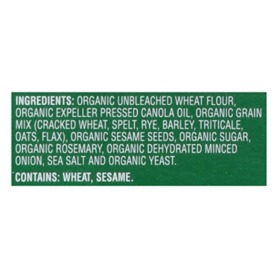 O Organics Crackers Organic Flatbread Rosemary with Sea Salt - 5 Oz - Image 5