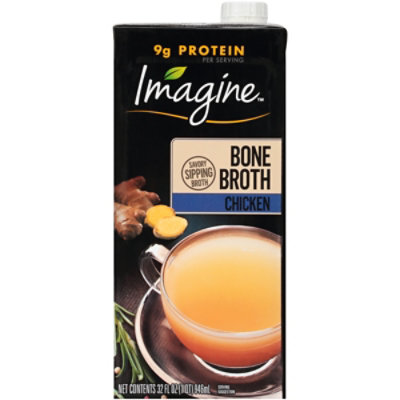 Imagine Bone Broth Chicken 9g Protein - 32 Fl. Oz.