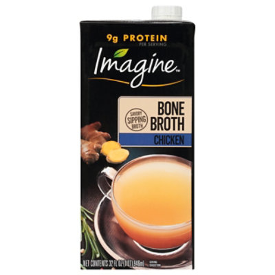 Imagine Bone Broth Chicken 9g Protein - 32 Fl. Oz.